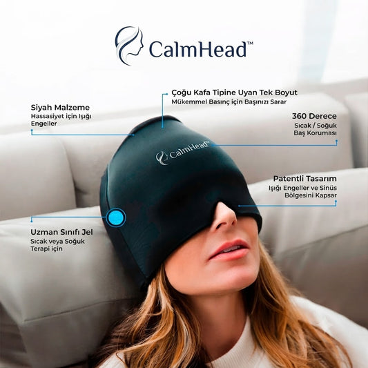 CalmHead™ Soğuk Terapi Migren ve Baş Ağrısı Şapkası